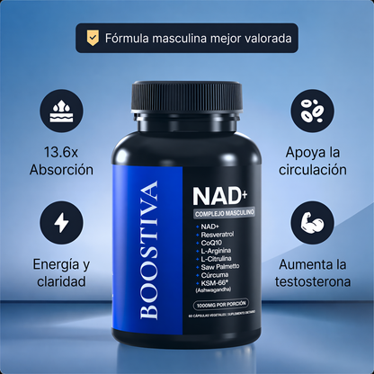Glow-NAD+ Max™ | ¡Reactiva tu Motor Interno y Siente la Vitalidad de los 20! ⚡